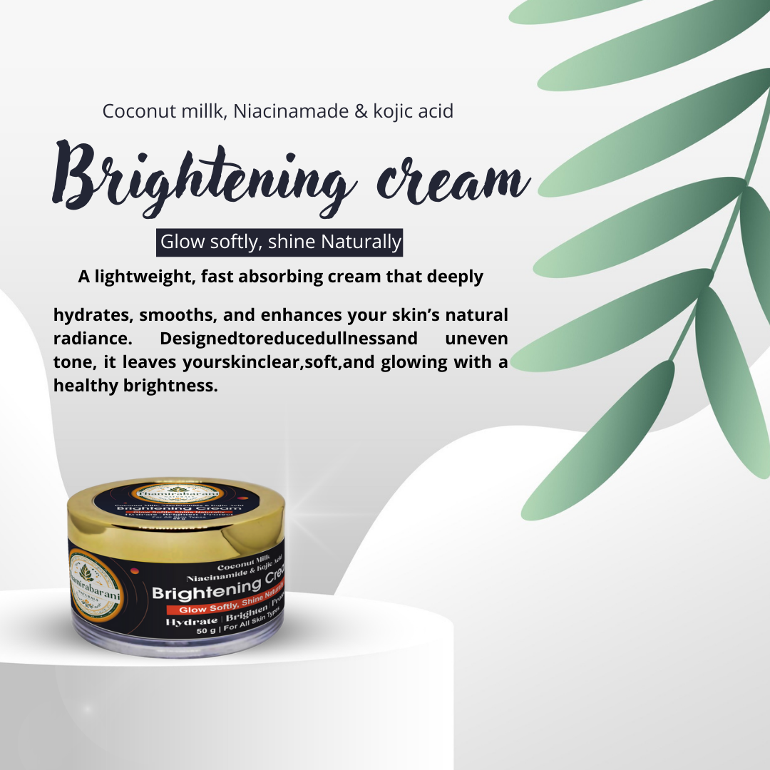 Thamirabarani Naturals Radiance Boost Brightening Cream