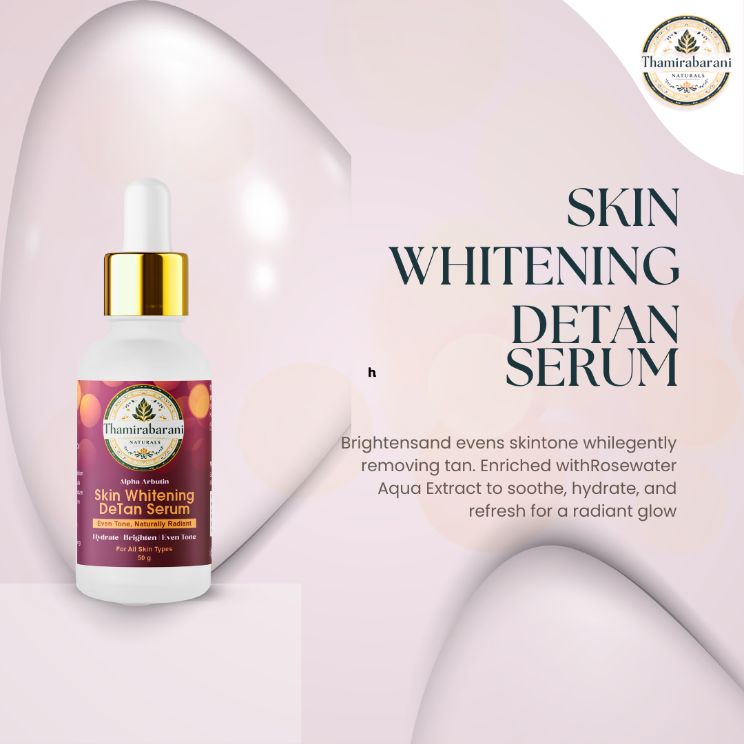 Thamirabarani Naturals Skin Brightening DeTan Serum