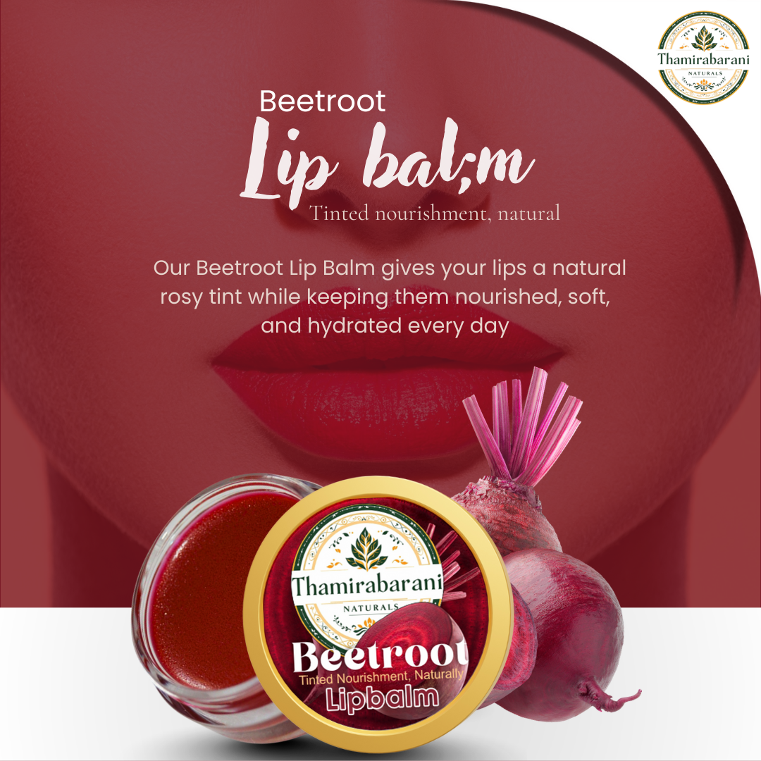 Thamirabarani Naturals Beetroot Lip Balm
